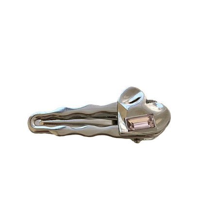 White Love Crystal Duckbill Clip Female Temperament b5a14576 d0a5 4635 bee3 29a29758555a