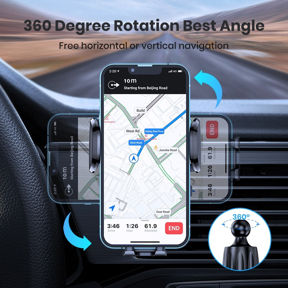Car Rotating Air Outlet With Hook Multifunctional For Navigator Universal Mobile Phone Holder - 图片 4
