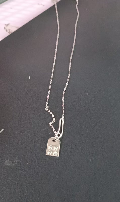 Puzzle Love Couple Trend Creative Clavicle Chain b5b04c8f a335 4bc9 8388 ff63592b8796