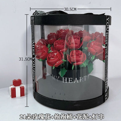 Building Blocks Rose Bouquet Flower Pot b5c59c74 b8ae 4a56 9ddf eaf74b51db40