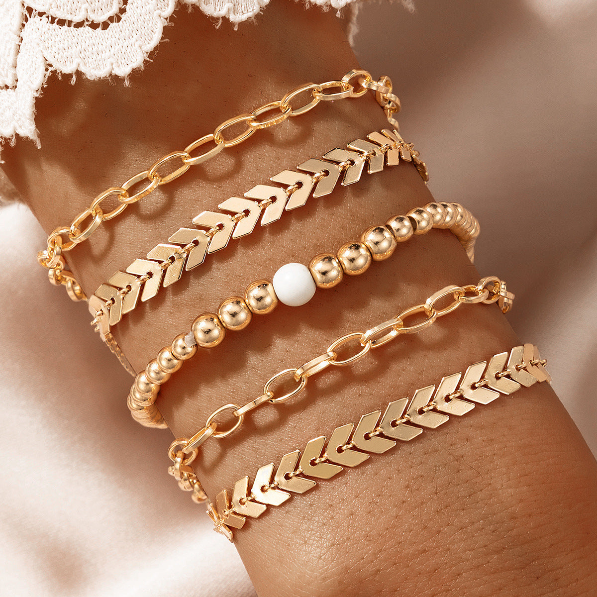 Boho Style Flower Starfish Buckle Circle Bracelet Set b5cd812f 0132 4e5c 9e9b 94a8a19fe971 b9952325 98d8 4be7 8e47 bff4558cd9