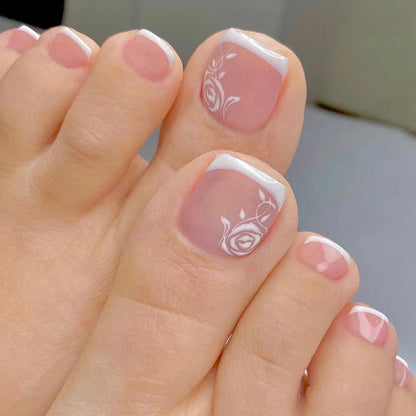 White French Toenail Wear In Summer b5df3ccf 066b 4bbc 8334 41a4d8b1129e