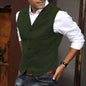 Men's Waistcoat Casual Solid Color Herringbone Waistcoat Slim Fit b5edb761 3f6e 41ee 9fa2 05fd6cbaed3a