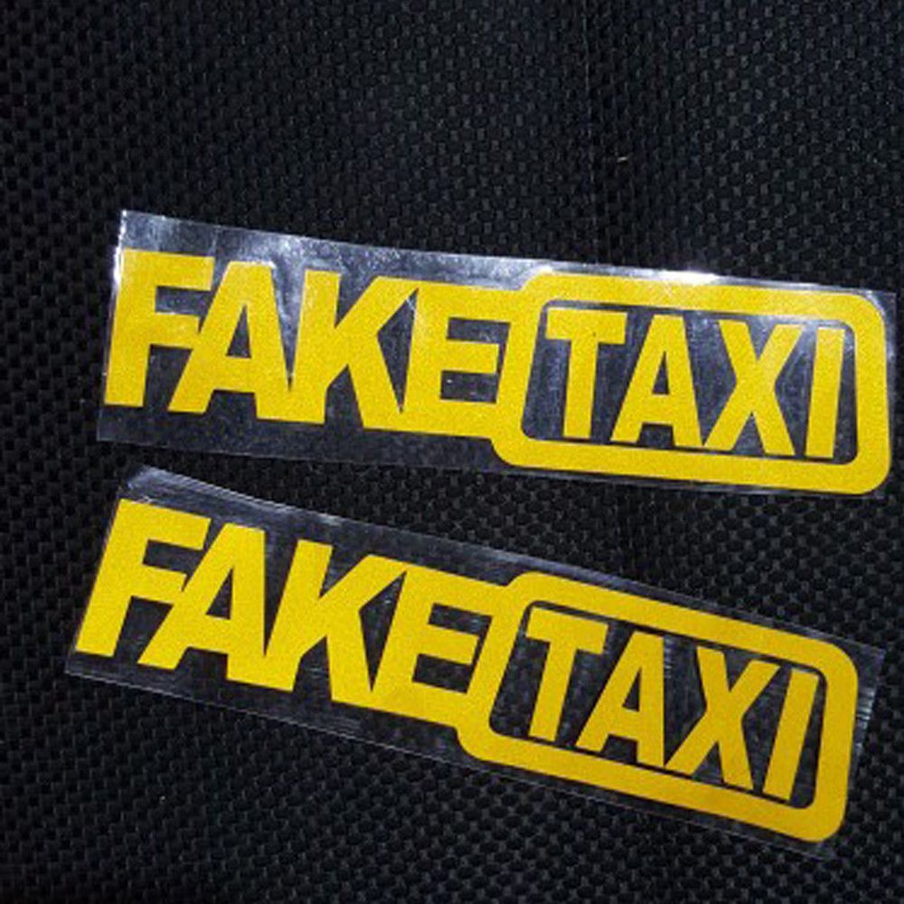 Fake Taxi Drifting Sign Funny Car Sticker b5f0850d 8908 4a9f b9d9 c494a5a5184e