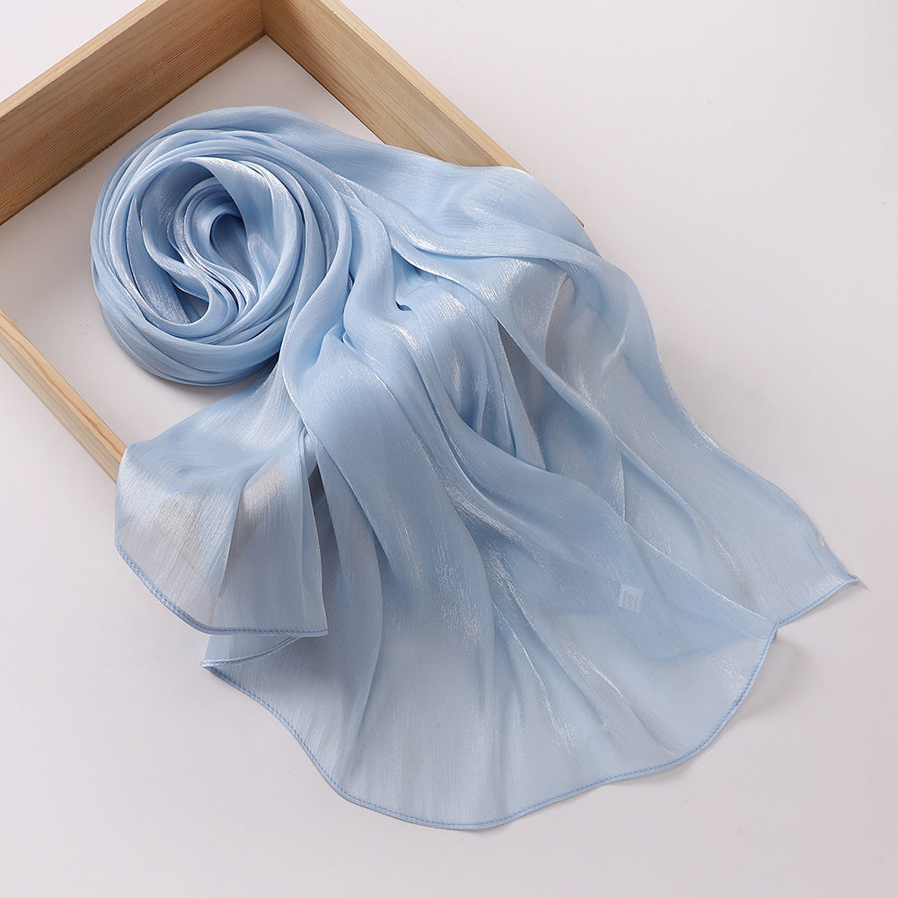 Breathable Cool Island Satin Smooth Silk Toe Scarf b60e13c4 54ec 4507 8d3a 3c14392453a6