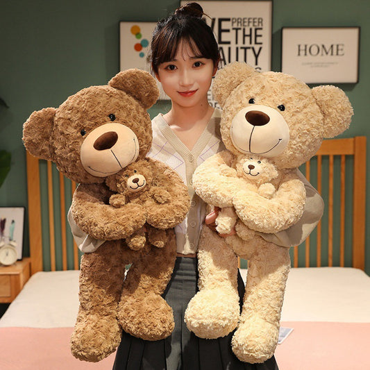 Siamese Mother And Child Bear Doll Cute Plush Toy b61b6f82 7218 452f 96d3 b1355e6e45d4