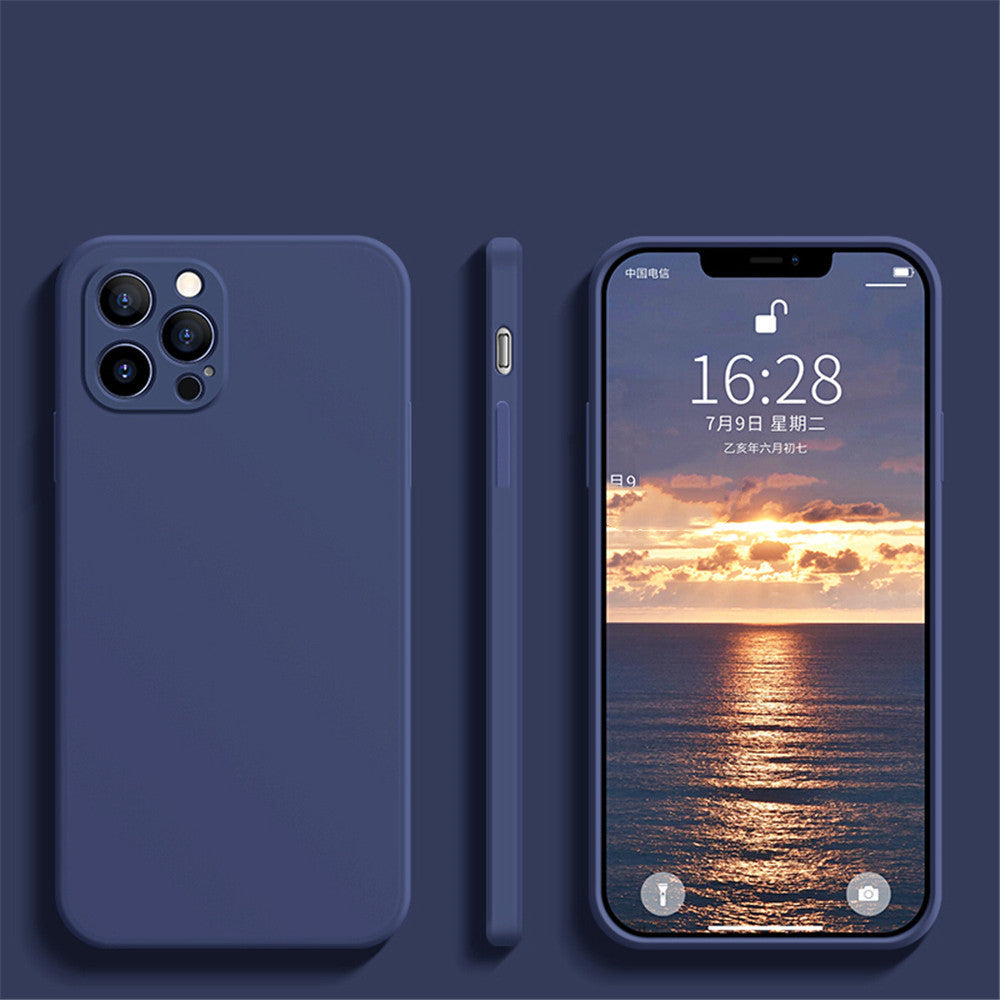 Liquid Silicone Fine Hole Straight Edge Mobile Phone Case b632dfc5 e453 4477 a35b c03216f18ca2