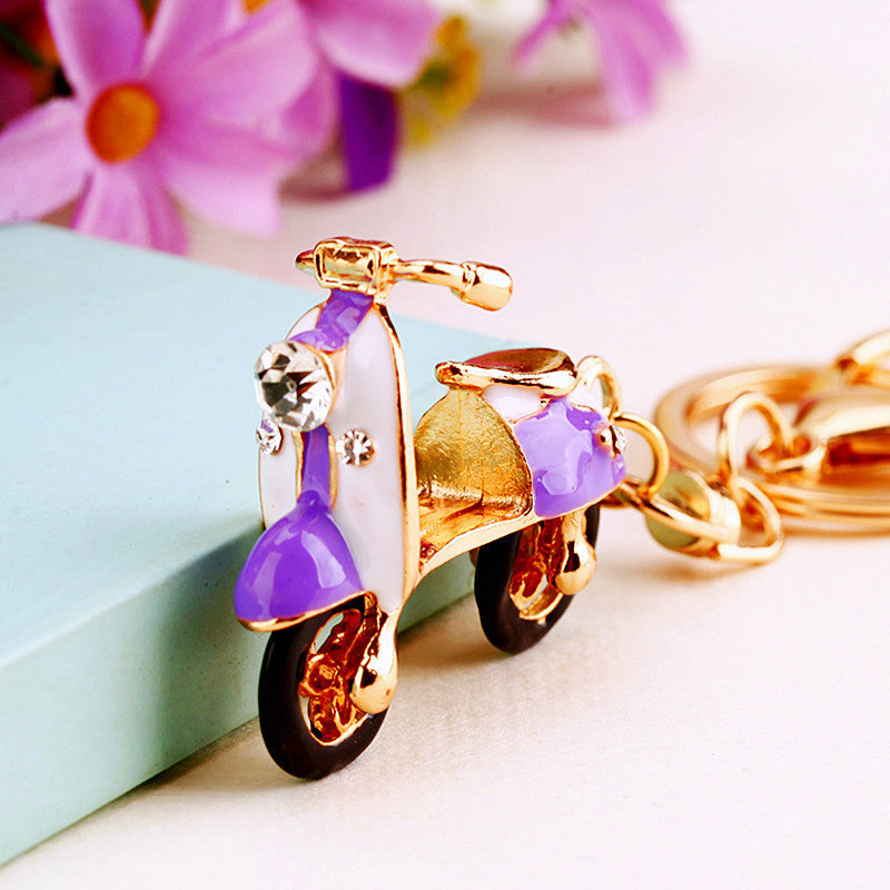 Creative Water Drill Electric Bicycle Car Key Ring b647fcd1 dc87 481b a770 745fad19b636