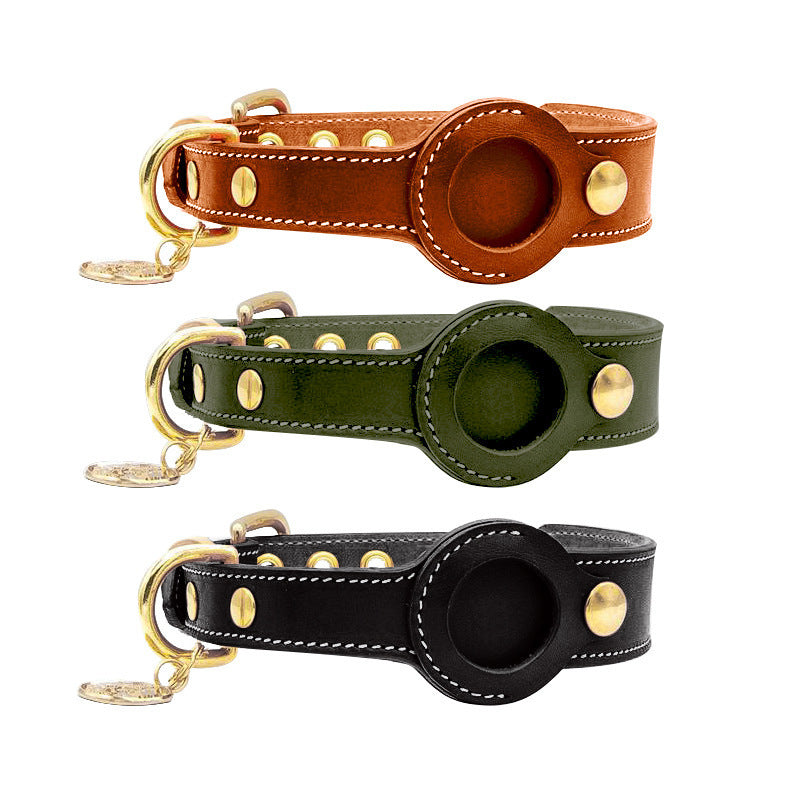 Fruit Tracker Collar Dog Positioning Collar Protective Leather Case b65538f4 74db 46ca 9f0b 159f52601c12