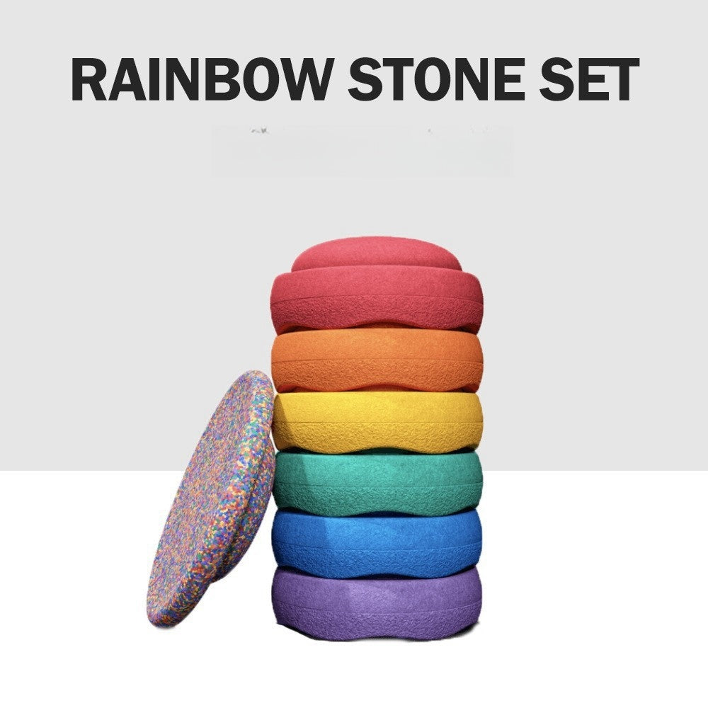 Rainbow River Crossing Stone Children's Balance Training Puzzle Toy b65628d9 6c03 4d18 9075 56070f1fb3cb