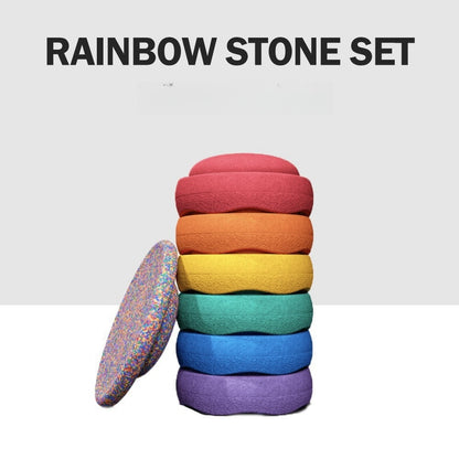 Rainbow River Crossing Stone Children's Balance Training Puzzle Toy b65628d9 6c03 4d18 9075 56070f1fb3cb