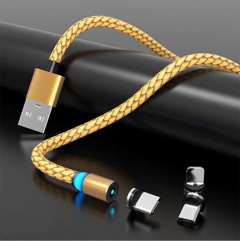 Compatible with Apple , Magnetic Data Cable Breathing Light Magnetic Mobile Phone Charging Cable - 图片 10