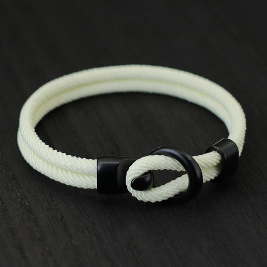 Fashion Rope Bracelet Men Double Layer Outdoor Camping b67a4d6d 8983 485f 8e43 11b829e19b23