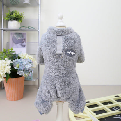 Pet Clothes Dog New Tricolor Pull Loop Four Leg Sweater Winter Keep Warm b68a91da bebf 46bf a629 aab6c29ebee2
