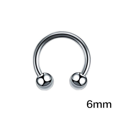 Titanium Steel Double-sided Ball Ear Bone Stud Dumbbell Earrings b693ca26 dd5b 4dbf a1a5 5cf21f1854fd