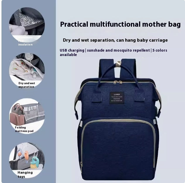 Multifunctional Folding Crib Large Capacity Backpack b69b096d b67c 4688 b8ca e05c8998077e trans