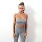 Women's Seamless Knitted Sling Sports Bra Yoga Suit b6b88d9b 93a1 403f 837b d8270168bf11