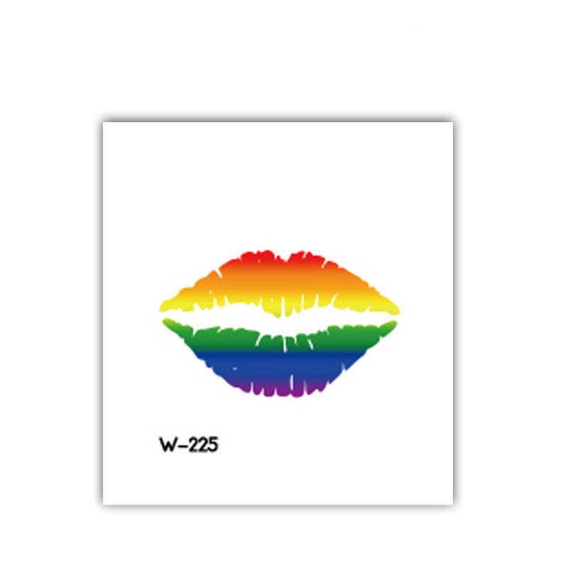 Face Stick Rainbow Geometric Flower Arm Tattoo Sticker b6c649c6 58ba 4769 a311 32418cd47865