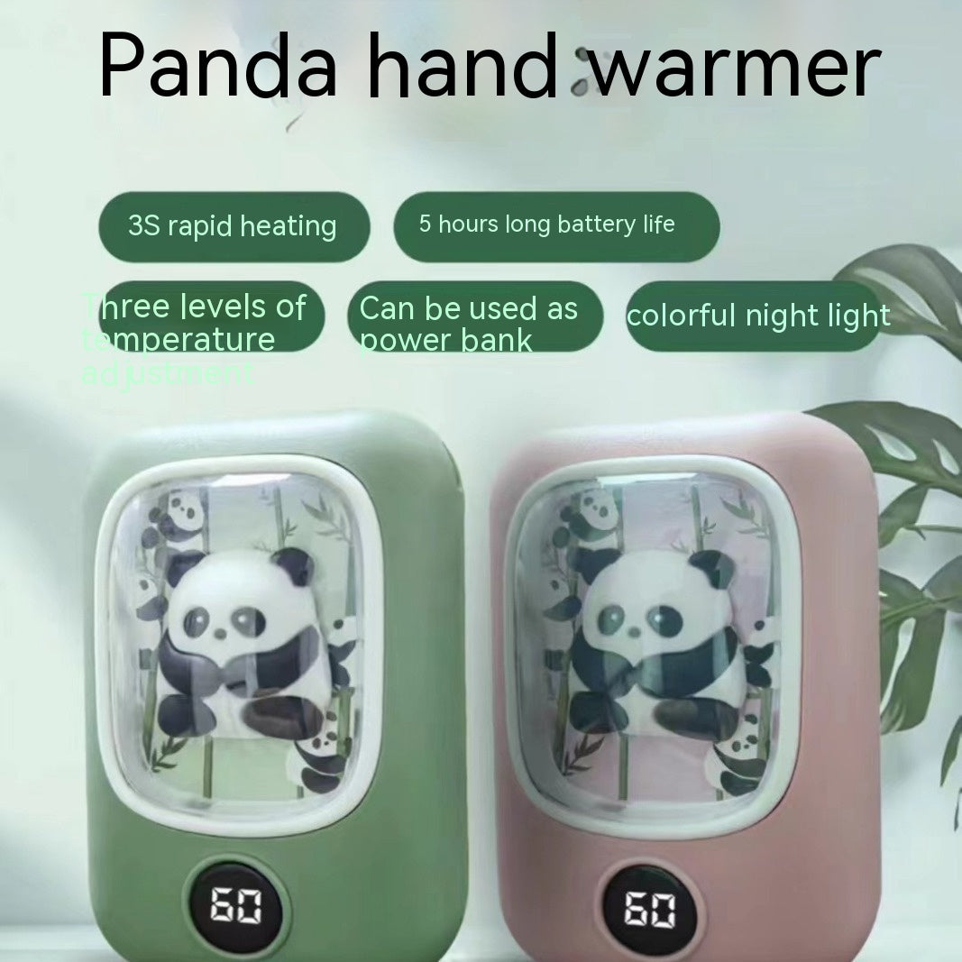Panda Hand Warmer High Capacity Rechargeable Hand Warmer Hand Warmer Two-in-one Large Capacity Rechargeable Hand Warmer - 图片 1