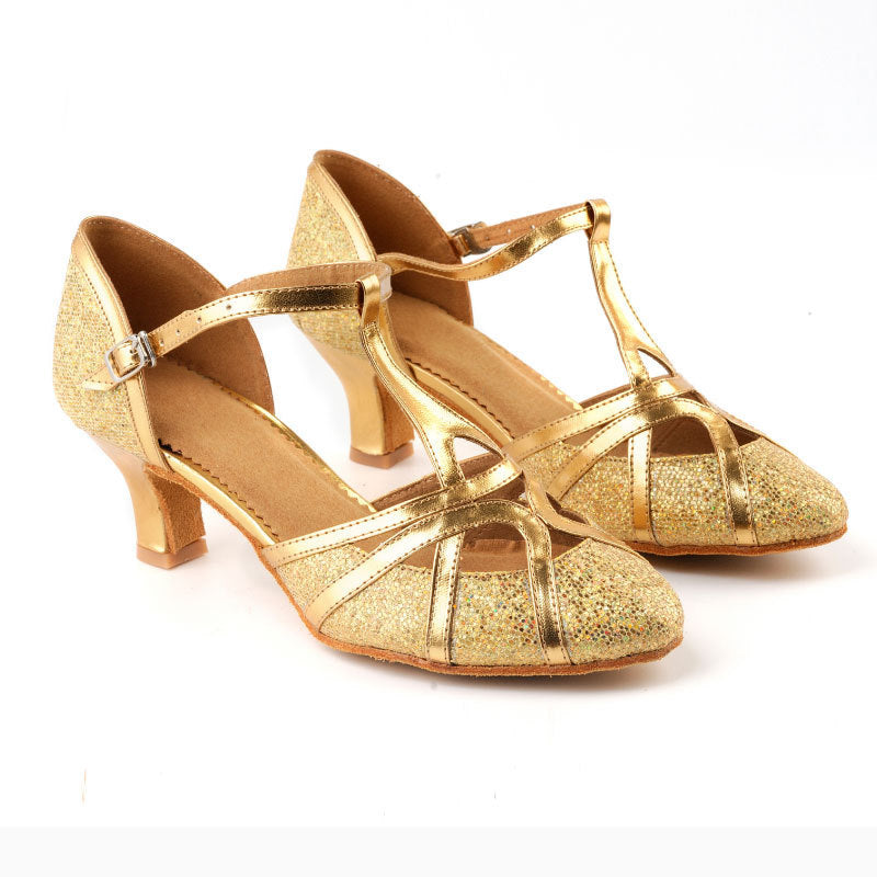 Modern Dance Shoe Women's Gold Sequins b6f60c98 b935 4efc 91b0 84c67e7e06b8