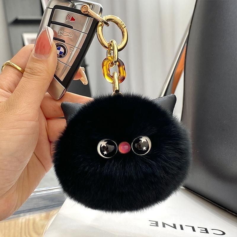 Artificial Mink Hair Mydriasis Kitty Car Key Ring b6fd0116 ffe1 47bf b72c 88c312b76c67