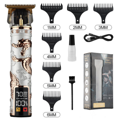Large Digital Display Hair Clipper Three-speed Speed Control Optical Head Electrical Hair Cutter Razor Hair Scissors b70bce99