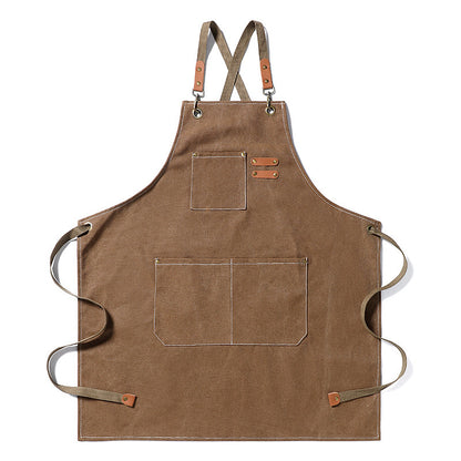 Thickened Canvas Jean Apron Household Barista Kitchen Restaurant b72f9fab e708 453b 87b4 6339c8675e4c f585a1d8 5750 42f7 b8c9