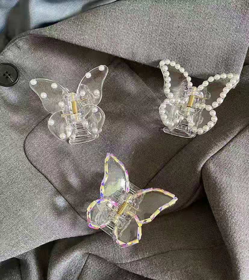 Medium Butterfly Shape Pearl Fancy Pearl Jelly Palette Hair Clip b7416825 5cab 4afa ac50 15649cdbb09b