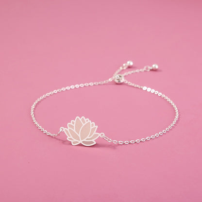 Fashion Personality Luminous Glow Lotus Pull Bracelet b770fe2c 48b6 45a2 819d e13c029585db