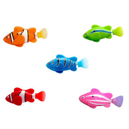 Pet Funny Cat Children Bathing Electronic Fish Toy b78c01f7 aa70 4a4a a8bd e15e82bb1c1b
