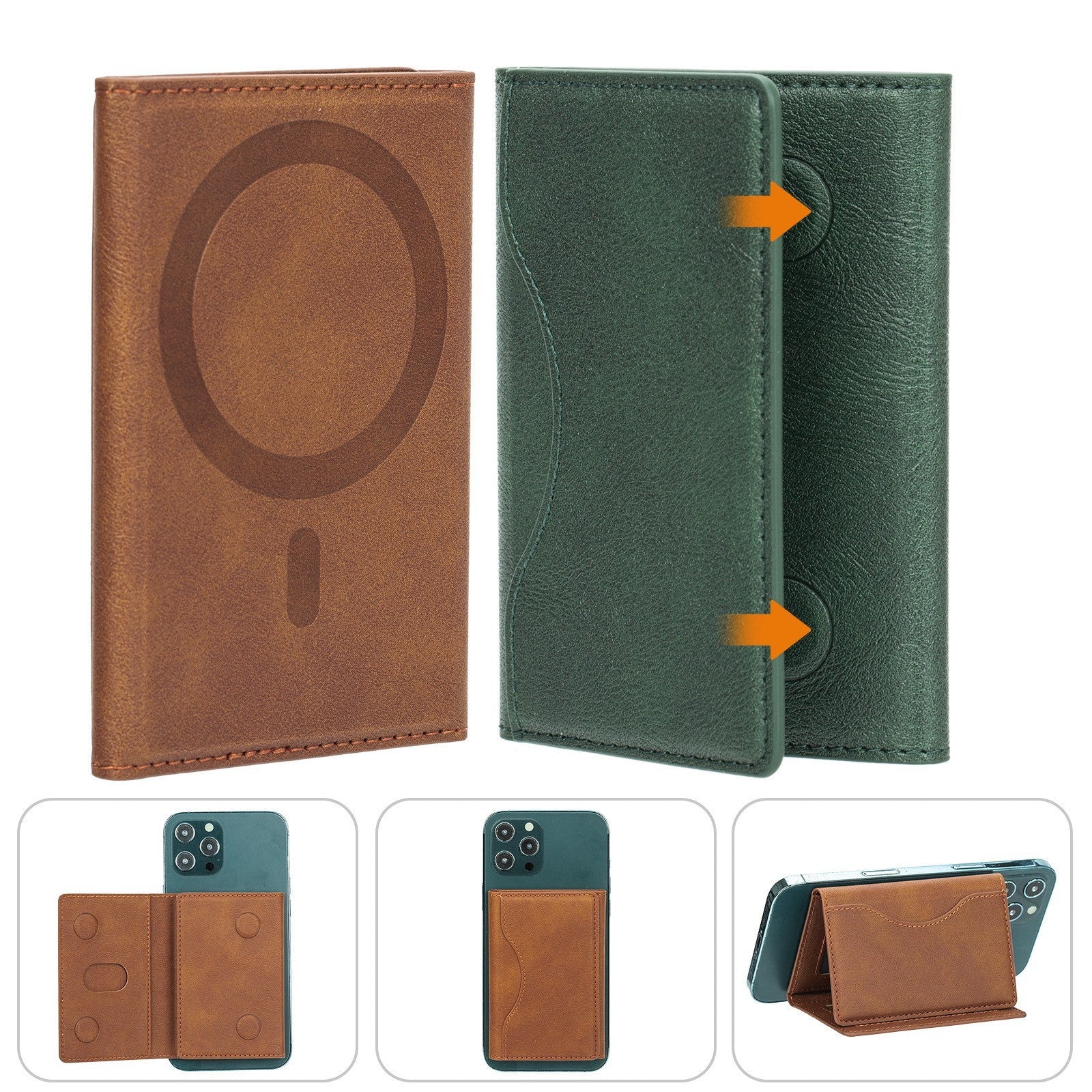 MagSafe Magnetic Card Holder Tri-fold Wallet Card Holder b790d27b 885a 474a ad37 d60b7c777b9f