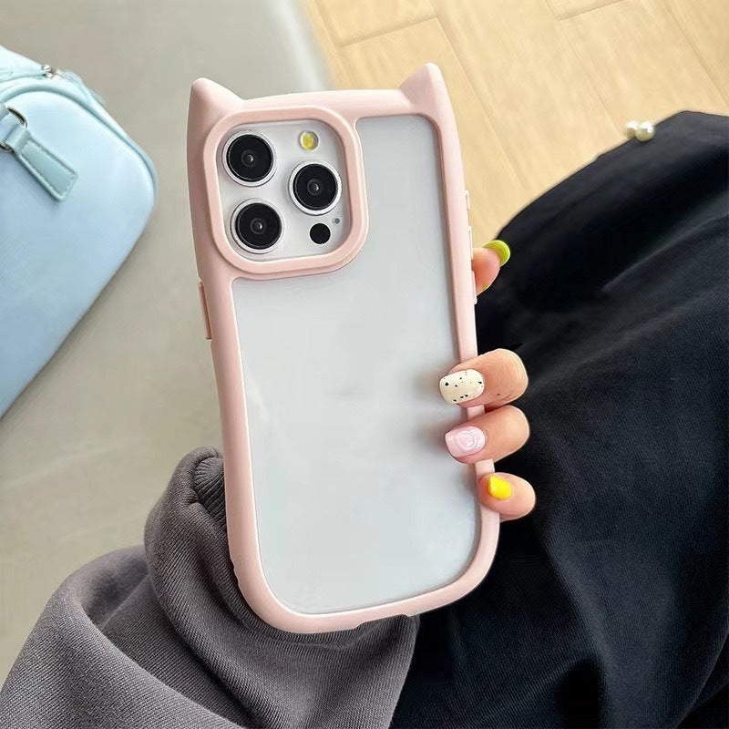 Cute Cat Ears Phone Case Protective Sleeve b7a9a156 5973 4214 ad70 b2d0a1c284a5