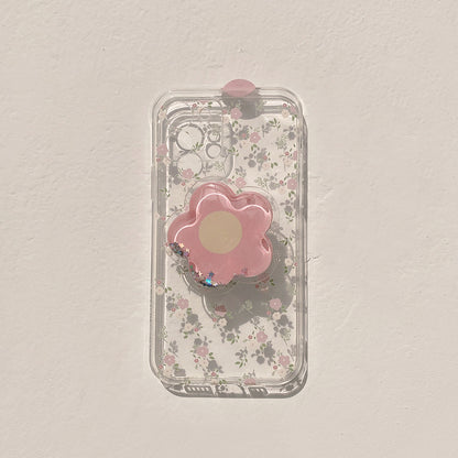 Fashionable Summer Flower Phone Case Applicable Bracket Women b7ab0fb3 5c93 4f81 9c37 e294a07f0280
