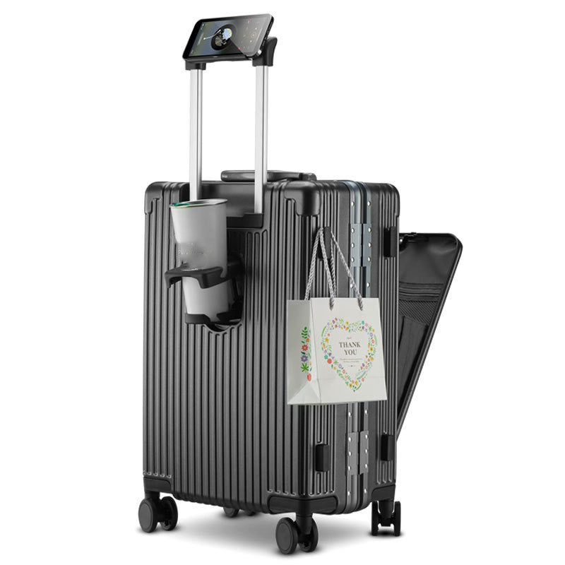 Multifunctional Business Trolley Case With Water Cup Holder b7bbd480 5059 43fd 9dcf 4e47ac53b8bd