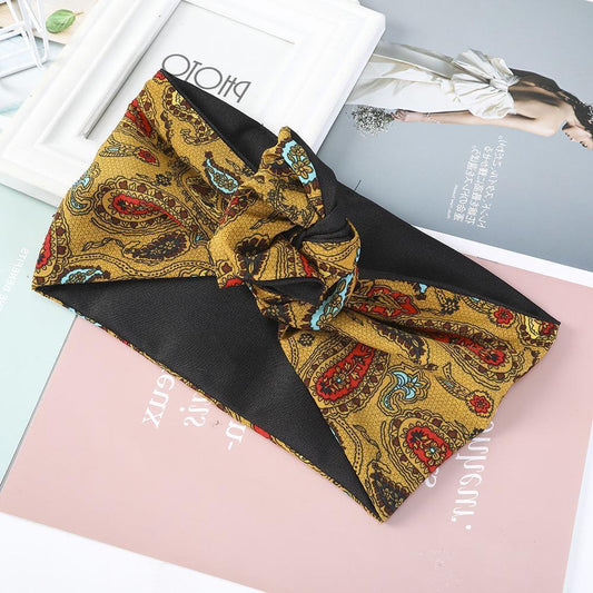Retro Printed Cross Hair Band b7c731f6 78df 4c52 aed2 6993f30047ec