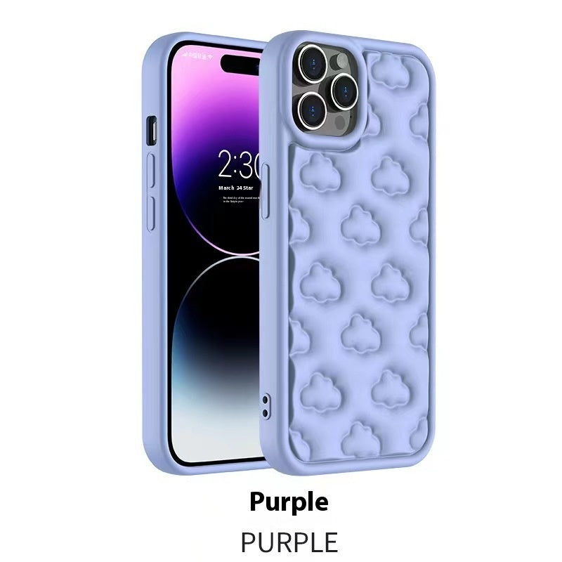 Hand Oil Three-dimensional Cloud Phone Case b7fe2a26 e8a0 4d9f 9aa5 597aa2c336ae
