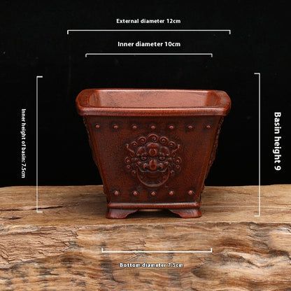 Purple Sand Flowerpot Classical Square Stick Bottle Desktop b8055d57 89e2 481c b96b d7057d835830