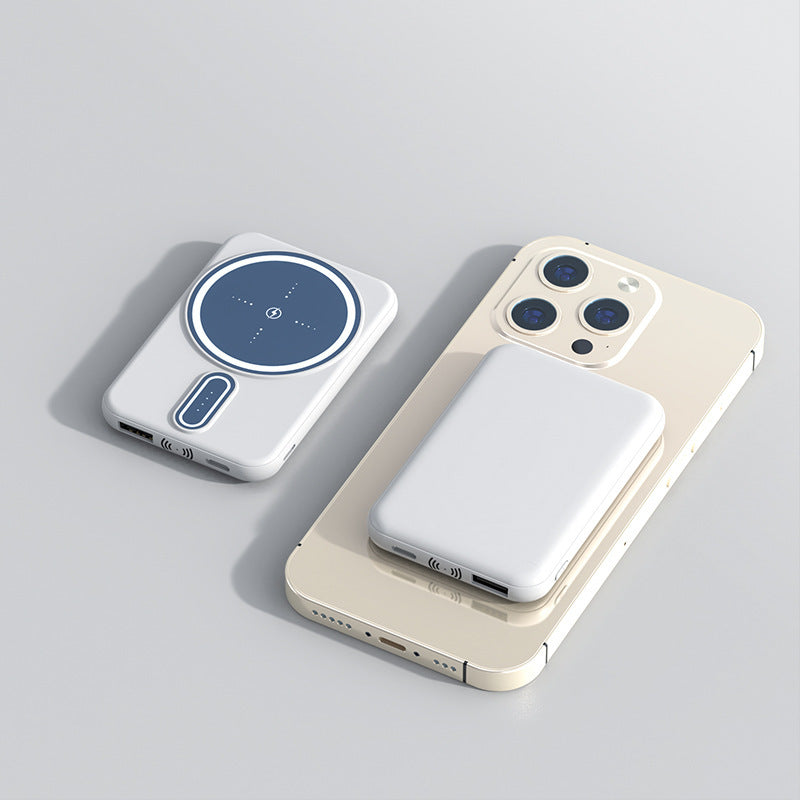 Magnetic Suction Charging Bank Wireless Charging Bank Mobile Power Supply - 图片 6