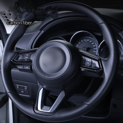 Atz Modified Steering Wheel Transparent Button Aluminum Alloy Decorative Sticker b83c22da 8ef6 4987 91bb fb2c1ab3b5ec