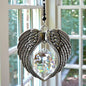 Angel Wings Metal Car Pendant Crystal Decorative Pendant b857890a af09 427f 9755 b75bf3f29d1e