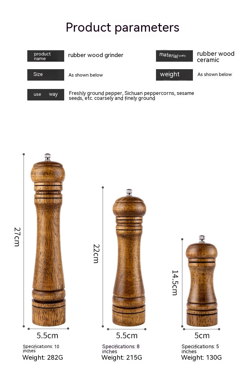 Manual Pepper Grinder Oak SHAKERS b8777359 1c3d 4e9d 9792 3c50a2bada21 trans