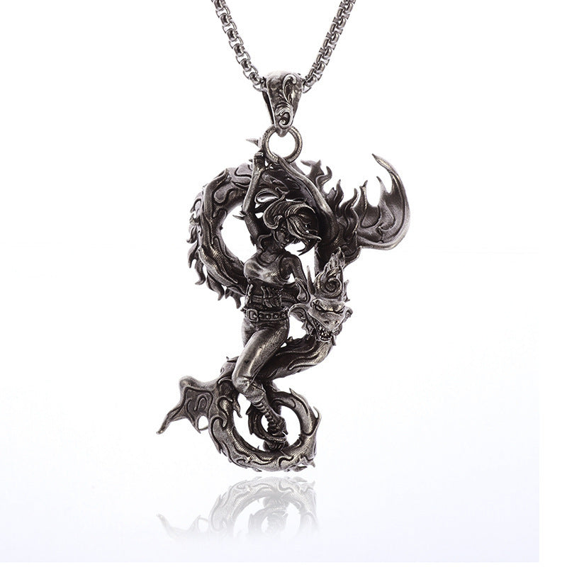 European And American Men's Ladies' Pendant Necklace Ornament b8a94a21 a322 4900 9318 1b1b2ef82faa