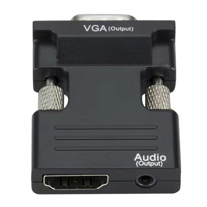 Hdmi Female To VGA Male Adapter Converter With Audio Projector HD Computer Display Set-top Box Hdmi b8a9af24 0385 4af9 9eed 6