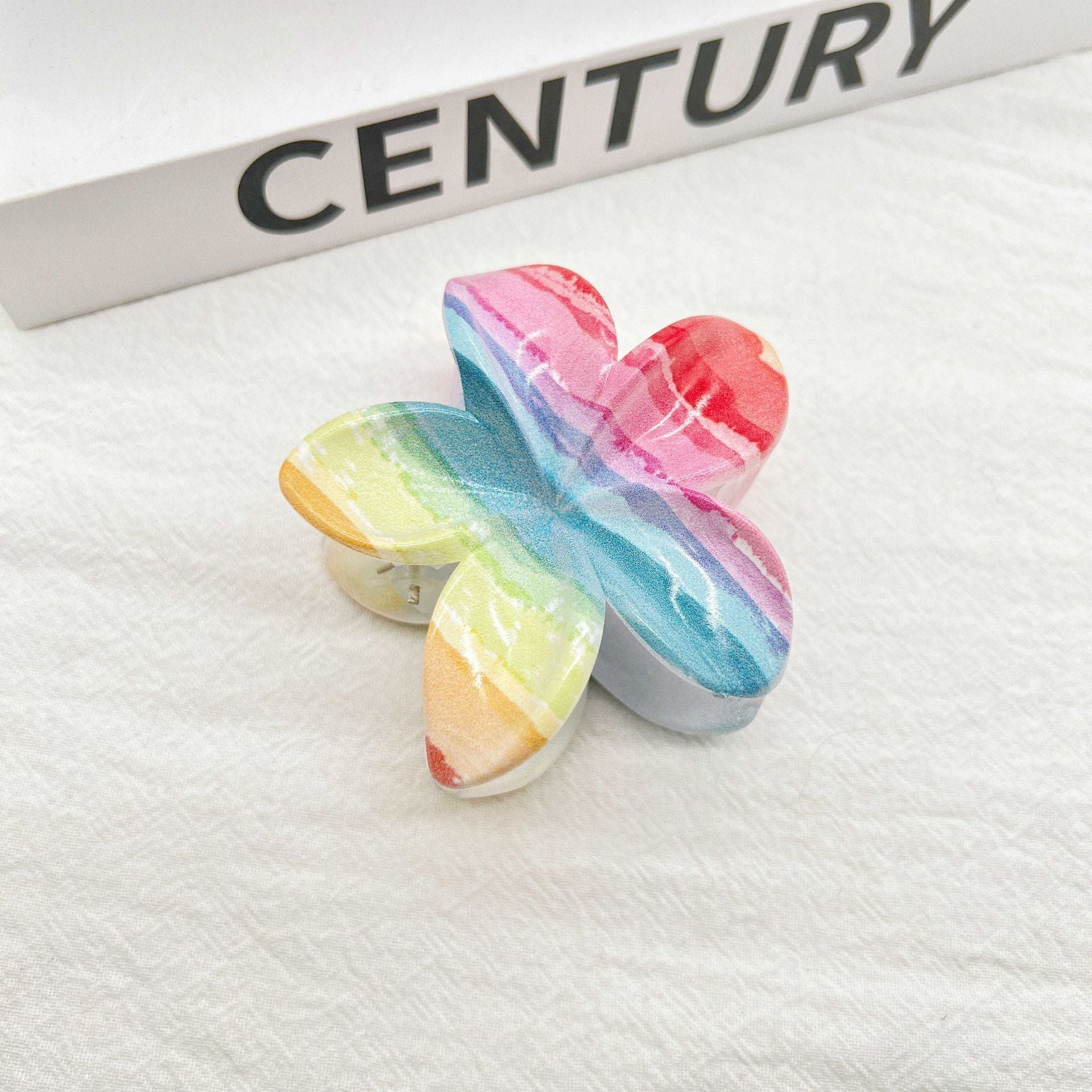 Color Blooming Plumeria Rubra Grip Dopamine Girl Back Head Hair Clip b8bdaef2 c5d9 41d6 83de 89a2b6676a31