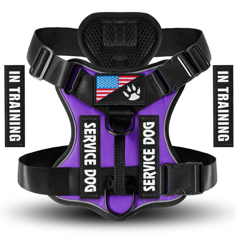 Shock Absorption Night Vision Reflective Pet Tactical Chest Strap b8c0f9cd dda3 4b61 b755 2d7ef6f51e25