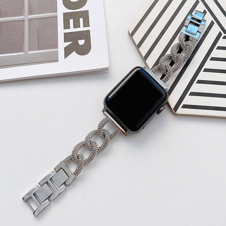 Classic Style Metal Chain Fashion Women's Watch Wrist Strap b8c45fdc 62dd 418d b953 b859643990d4