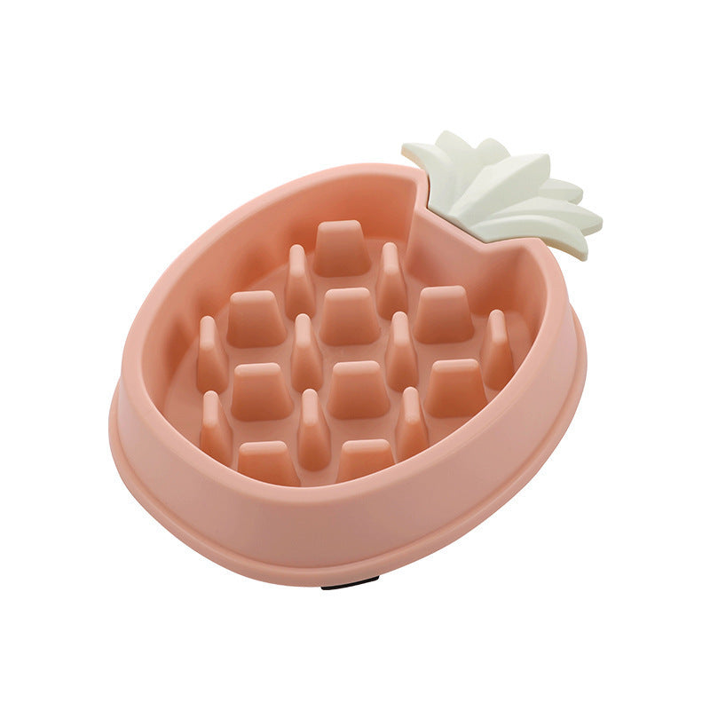 Pineapple Slow Food Bowl Food Grade Plastic Pet Dog b8c7cbe8 abc9 4fbf 8b44 e0bfdac607bd