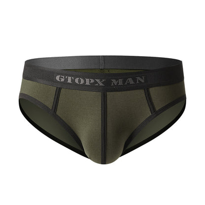Contrasting Color Thread Cotton Single-layer Briefs b8c95d57 ae0e 4cf7 99e3 2b60bffc311b