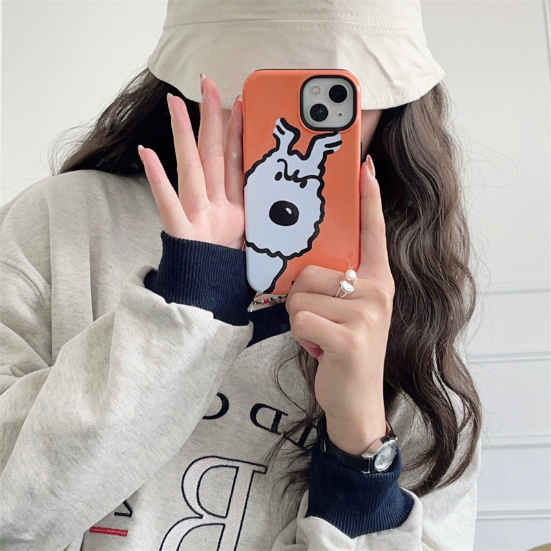 Cartoon Cute Probe Dog Phone Case b8cbeb68 53f0 4c34 9bcb f427a05399f6