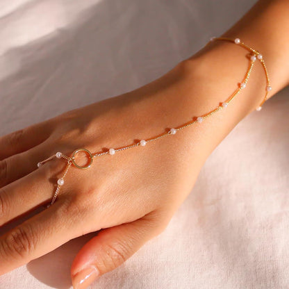 Small Rice-shaped Beads Rice Beads Zircon Pearl Ring Chain Love Finger Chain Ornament b8d1ab9c f0e9 4278 a2d6 29ca0f5f4f67